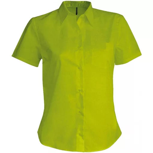 Női blúz Kariban KA548 Judith > Ladies Short-Sleeved Shirt -3XL, Burnt Lime