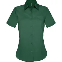 Női blúz Kariban KA548 Judith > Ladies Short-Sleeved Shirt -3XL, Forest Green