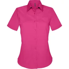 Női blúz Kariban KA548 Judith > Ladies Short-Sleeved Shirt -3XL, Fuchsia