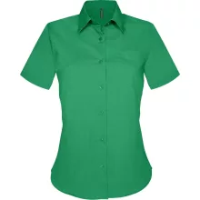 Női blúz Kariban KA548 Judith > Ladies Short-Sleeved Shirt -3XL, Kelly Green