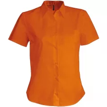 Női blúz Kariban KA548 Judith > Ladies Short-Sleeved Shirt -S, Orange