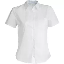 Női blúz Kariban KA548 Judith > Ladies Short-Sleeved Shirt -XL, White