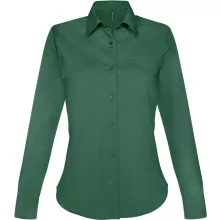 Női blúz Kariban KA549 Jessica > Ladies Long-Sleeved Shirt -2XL, Forest Green