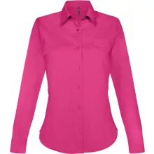 Női blúz Kariban KA549 Jessica > Ladies Long-Sleeved Shirt -L, Fuchsia