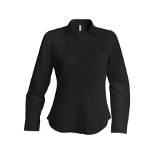 Női blúz Kariban KA549 Jessica > Ladies Long-Sleeved Shirt -L, Zinc