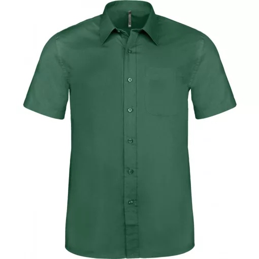 Férfi ing Kariban KA551 Ace - Short-Sleeved Shirt -L, Forest Green
