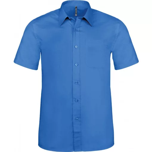 Férfi ing Kariban KA551 Ace - Short-Sleeved Shirt -6XL, Light Royal Blue