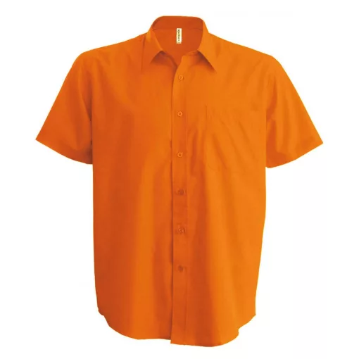 Férfi ing Kariban KA551 Ace - Short-Sleeved Shirt -L, Orange