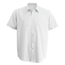 Férfi ing Kariban KA551 Ace - Short-Sleeved Shirt -6XL, White