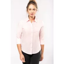 Női blúz Kariban KA558 Ladies 3/4 Sleeved Shirt -4XL, Pale Pink