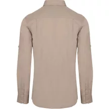 Férfi ing Kariban KA590 Men S Long-Sleeved Safari Shirt -4XL, Beige