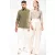 Női blúz Kariban KA591 Ladies Long Sleeved Safari Shirt -2XL, White