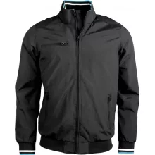 Uniszex kabát Kariban KA609 City Blouson Jacket -L, Black/White/Blue