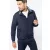   Uniszex kabát Kariban KA609 City Blouson Jacket -L, Black/White/Blue