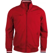 Uniszex kabát Kariban KA609 City Blouson Jacket -3XL, Red/White/Navy