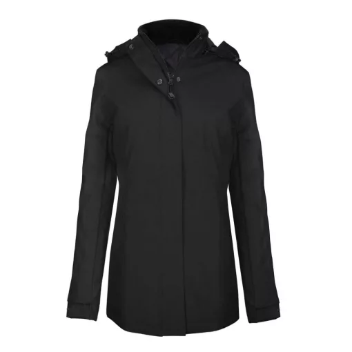 Női kabát Kariban KA6108 Ladies parka -2XL, Black