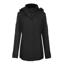 Női kabát Kariban KA6108 Ladies parka -S, Black