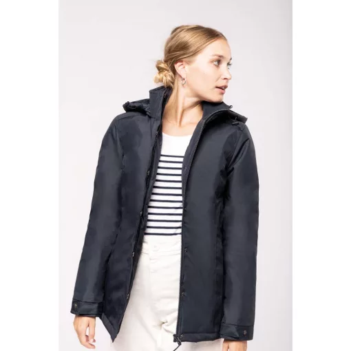 Női kabát Kariban KA6108 Ladies parka -S, Black