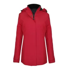 Női kabát Kariban KA6108 Ladies parka -L, Red