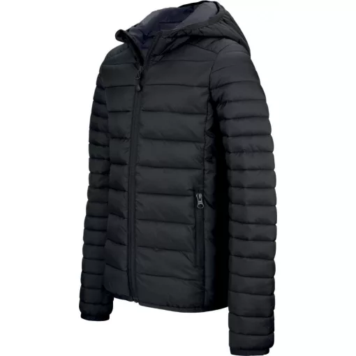 Férfi kabát Kariban KA6110 Men S Lightweight Hooded padded Jacket -M, Black
