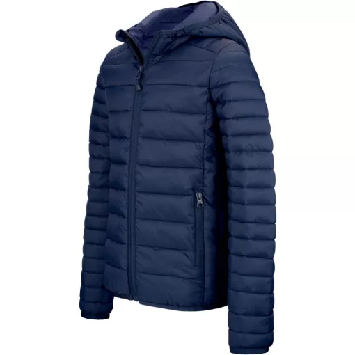 Férfi kabát Kariban KA6110 Men S Lightweight Hooded padded Jacket -3XL, Navy