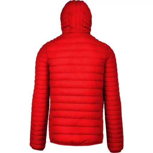 Férfi kabát Kariban KA6110 Men S Lightweight Hooded padded Jacket -2XL, Red