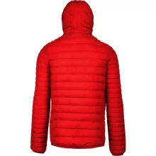 Férfi kabát Kariban KA6110 Men S Lightweight Hooded padded Jacket -L, Red