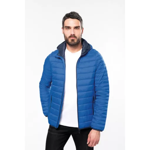 Férfi kabát Kariban KA6110 Men S Lightweight Hooded padded Jacket -XL, Red