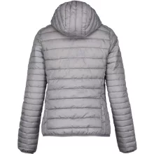 Női kabát Kariban KA6111 Ladies Lightweight Hooded padded Jacket -XS, Marl Silver