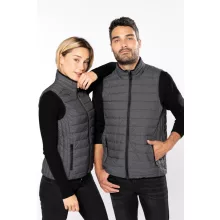 Férfi mellény Kariban KA6113 Men’S Lightweight Sleeveless Fake Down Jacket -S, Black