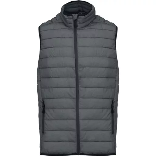 Férfi mellény Kariban KA6113 Men’S Lightweight Sleeveless Fake Down Jacket -3XL, Marl 
