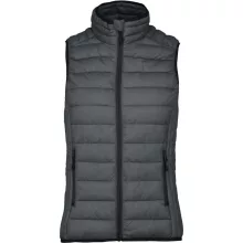 Női mellény Kariban KA6114 Ladies Lightweight Sleeveless Fake Down Jacket -M, Marl Dar