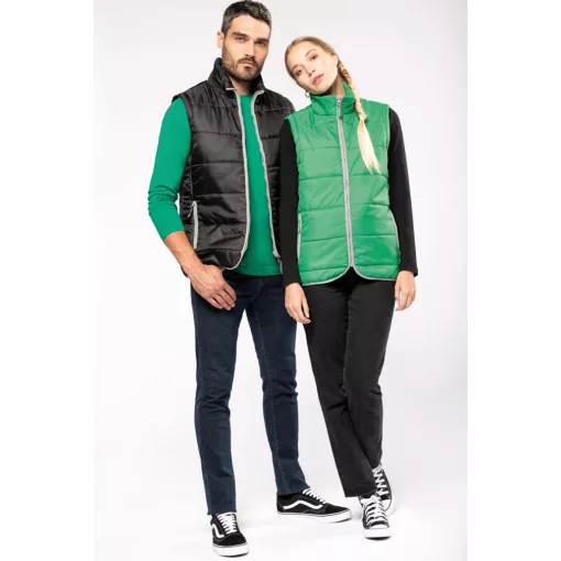 Uniszex mellény Kariban KA6116 Quilted Bodywarmer -3XL, White