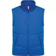 Uniszex mellény Kariban KA6118 Fleece Lined Bodywarmer -3XL, Light Royal Blue