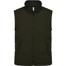 Uniszex mellény Kariban KA6118 Fleece Lined Bodywarmer -S, Mossy Green