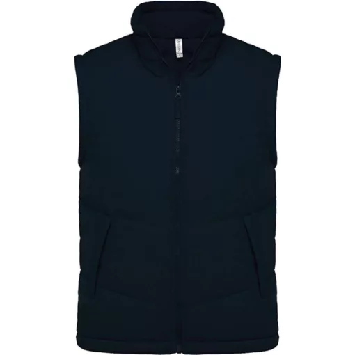 Uniszex mellény Kariban KA6118 Fleece Lined Bodywarmer -XS, Navy