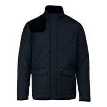 Férfi kabát Kariban KA6126 Men S Quilted Jacket -S, Navy/Black