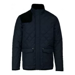 Férfi kabát Kariban KA6126 Men S Quilted Jacket -S, Navy/Black