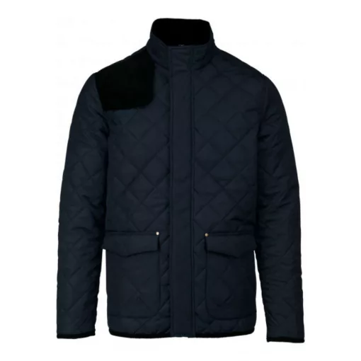 Férfi kabát Kariban KA6126 Men S Quilted Jacket -S, Navy/Black