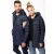Férfi kabát Kariban KA6128 Men S Lightweight Hooded padded parka -XS, Black
