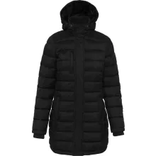Női kabát Kariban KA6129 Ladies Lightweight Hooded padded parka -S, Black
