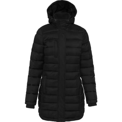 Női kabát Kariban KA6129 Ladies Lightweight Hooded padded parka -XS, Black