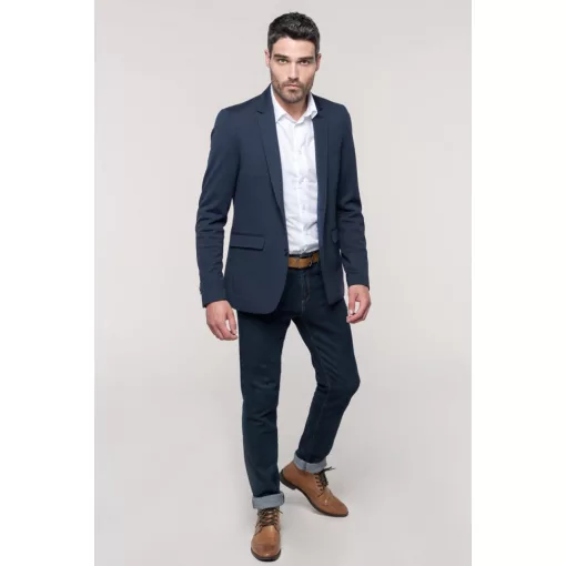 Férfi kabát Kariban KA6132 Men’S Knit Jacket -46, Light Grey Heather