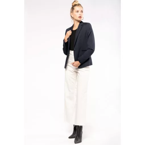 Női kabát Kariban KA6133 Ladies Knit Jacket -34, Night Navy Heather