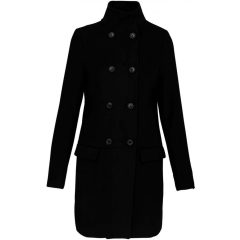Női kabát Kariban KA6141 Ladies premium Coat -36, Black