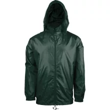 Uniszex széldzseki Kariban KA616 Unlined Windbreaker -L, Forest Green
