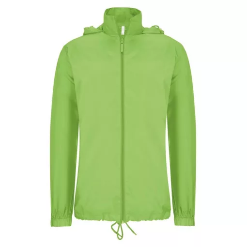 Uniszex széldzseki Kariban KA616 Unlined Windbreaker -L, Lime