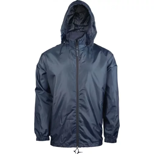 Uniszex széldzseki Kariban KA616 Unlined Windbreaker -L, Navy