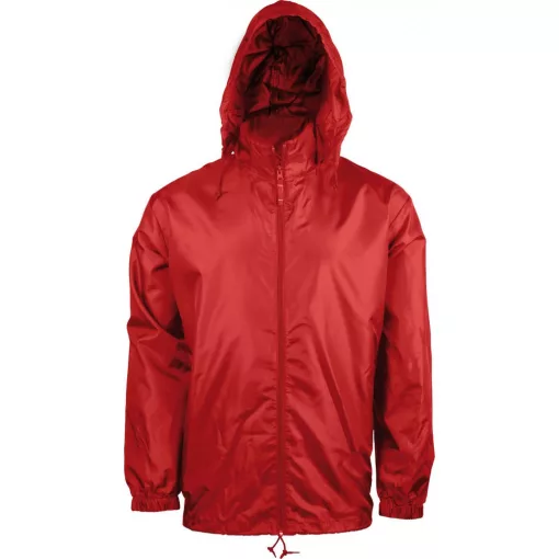 Uniszex széldzseki Kariban KA616 Unlined Windbreaker -L, Red