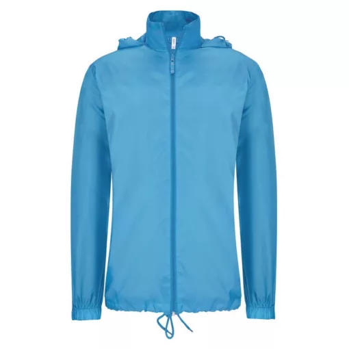 Uniszex széldzseki Kariban KA616 Unlined Windbreaker -L, Tropical Blue